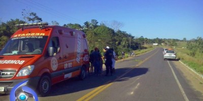 Ji-Paraná – Homem morre ao cair de motocicleta na estrada do aeroporto