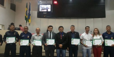 Policiais Militares de Rolim de Moura são agraciados com moção de louvor na Assembleia Legislativa do Estado de Rondônia