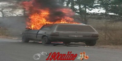 Alta Floresta - Veiculo pega fogo e fica completamente destruído na LH P-50