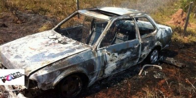 Pimenta Bueno - Falha mecânica faz carro explodir e pegar fogo