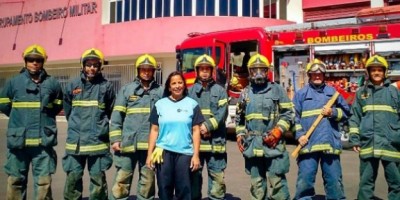 Brasil - Bombeiros pagam faculdade para faxineira de quartel no DF