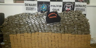 Denarc apreende quase meia tonelada de maconha na BR-364; Vídeo