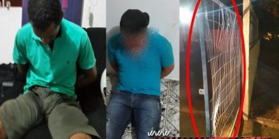 Migrantinópolis - 03 indivíduos acabam presos pela PM após tentativa de arrebatamento de preso e danos ao patrimônio público