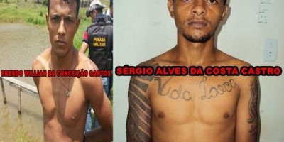 Nova Brasilândia – Dupla de foragidos da justiça de Ariquemes, autores de vários roubos e furtos são presos pela polícia