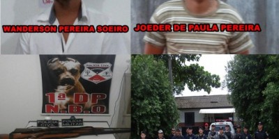 Nova Brasilândia – Megaoperação desencadeada entre PM e PC resulta em 08 armas apreendidas e 02 suspeitos detidos