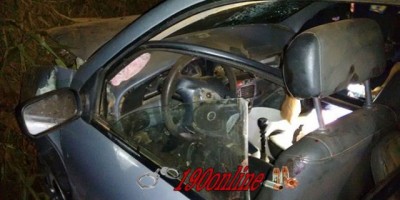 Alta Floresta - Casal sofre acidente de trânsito na lh p-50 próximo ao Marcão