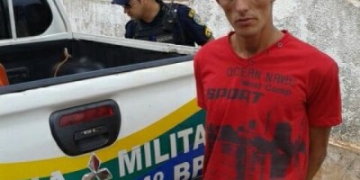 Rolim de Moura – Homem é preso pela PM em cumprimento a um Mandado de Prisão por crime de furto