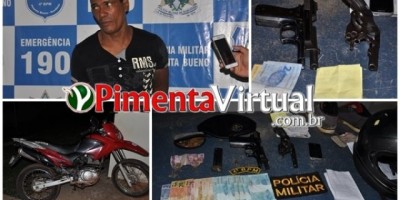 Pimenta Bueno -  Dupla suspeita de praticar assaltos na região troca tiros com a polícia 