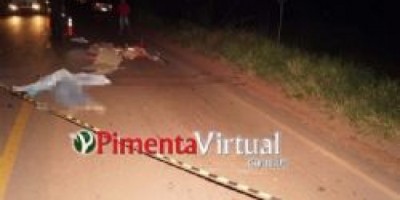 Pimenta Bueno -  Motociclista perde a vida após colidir com ciclista e ser atropelado por carro