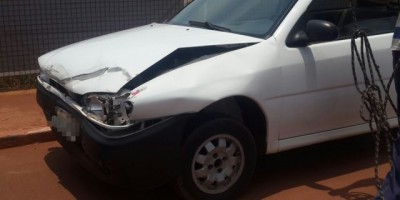 Rolim de Moura -  Acidente de trânsito envolvendo moto e carro deixa uma pessoa ferida 