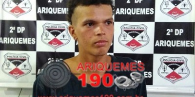 Jovem suspeito de matar a ex-namorada com 18 facadas se entrega à polícia em Ariquemes
