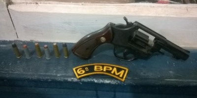 6º Batalhão da Polícia Militar em Guajará-Mirim apreende arma de fogo