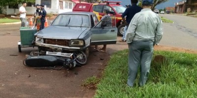 Rolim de Moura -  Acidente de trânsito no bairro São Cristóvão 