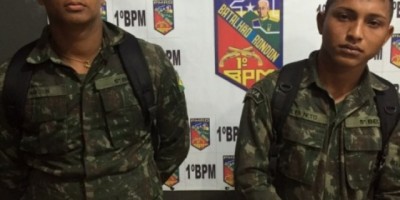 Porto Velho - Fardados, soldados do Exército Brasileiro (EB) são presos consumindo maconha na companhia de adolescente