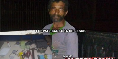 Rolim de Moura - Suspeito é detido pela PM, após cometer furto à residência; os objetos foram recuperados