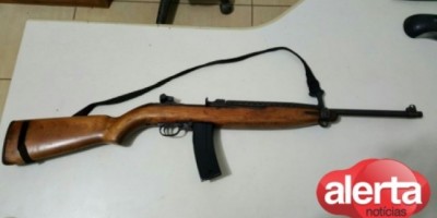 Buritis – Polícia apreende carabina calibre .30, prende vendedor e comprador da arma