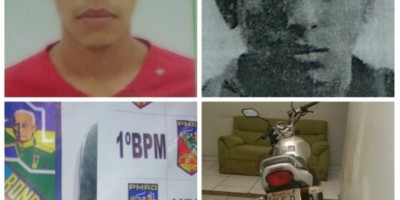 Porto Velho - Dupla tenta roubar mulher, assalta estudante e acaba presa com moto furtada