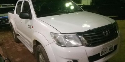 Guajará-Mirim – Mais uma Hilux roubada em Porto Velho é recuperada pela PM do 6º Batalhão