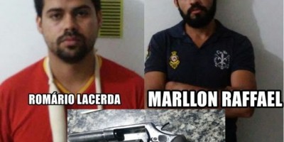 Migrantinópolis – Dois primos com arma de fogo são presos pela PM, após abordagem em veículo