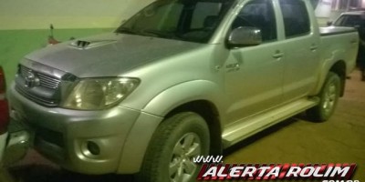 Guajará-Mirim – Terceira Hilux roubada em Porto Velho é recuperada pelo PM do 6º Batalhão em uma semana