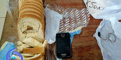Cacoal – Jovem é preso ao tentar entrar em presídio com pão recheado com celular