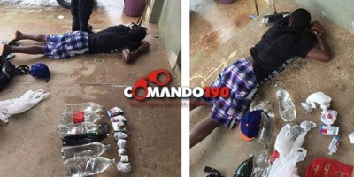 “Papai Noel” bandido é preso tentando jogar uma cesta de natal especial para apenados do Presídio Agenor Martins, em Ji-Paraná