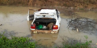 Sete pessoas ficam feridas em capotamento na BR-435