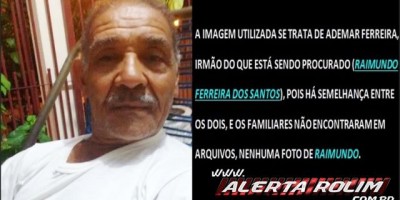 Raimundo Ferreira que estava desaparecido há 15 anos é encontrado em Ji-Paraná