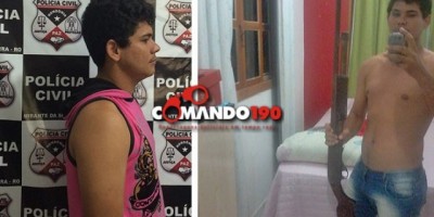 MIRANTE DA SERRA - Polícia Civil prende jovem que comercializa armas pelo Whatsapp