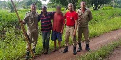 Alta Floresta -  Após passar mais de 24 horas perdido na mata, homem é encontrado pelo Corpo de Bombeiros - Vídeo