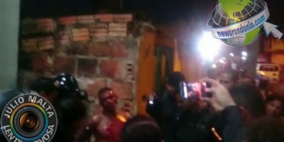 Após roubo, suspeito foge a pé, invade residência e tenta matar policial a tiros em Porto Velho