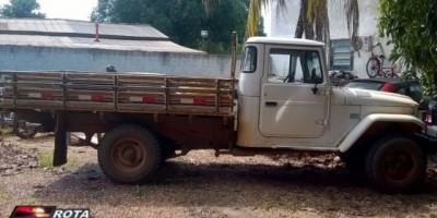 Seringueiras - PM recupera veículo Toyota Bandeirante furtado em Vilhena