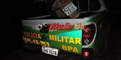 Alta Floresta -  Policia Militar ambiental conduz três pessoas por desmatamento ilegal e recupera motocicleta furtada na zona rural