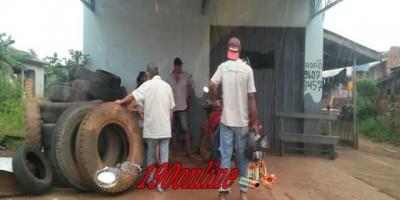 Alta Floresta -  Acidente de trabalho – Pneu de trator estoura e borracheiro morre