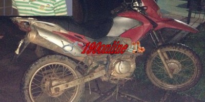 Alta Floresta -  Após troca de tiros e fuga alucinante, PM recupera motocicleta furtada, um menor foi apreendido