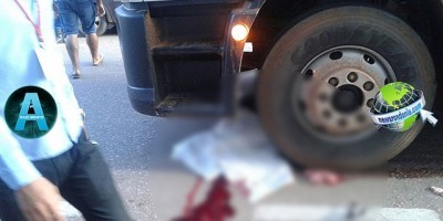 Idoso morre esmagado por caminhão ao lado da rodoviária em Porto Velho