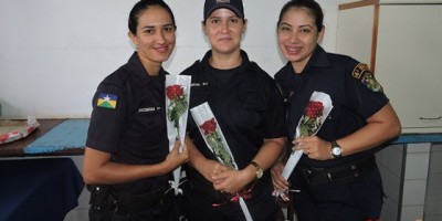Polícia Militar de Alta Floresta homenageia policiais femininas no dia internacional da mulher