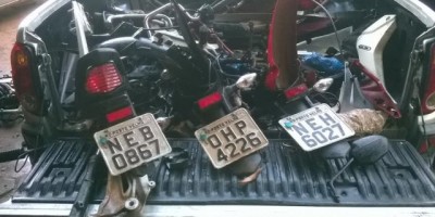Guajará-Mirim - 09 motos, uma caminhonete Triton e um Fiat Strada, foram recuperadas pelo 6º Batalhão PM, somente nesta segunda (21).