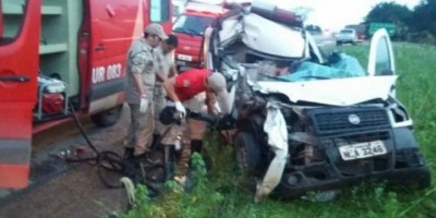 Acidente na BR-364 deixa técnico de enfermagem e motorista de Rolim em estado grave