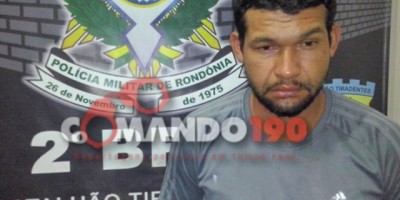 Ex-presidiário é preso pela PM logo após roubar celular de estudante, em Ji-Paraná