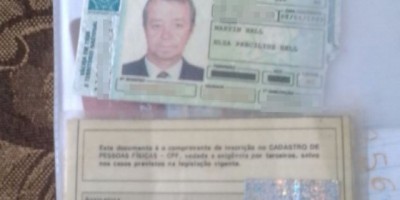 Rolim de Moura - Carteira contendo documentos em nome de RENILDO HELL é encontrada