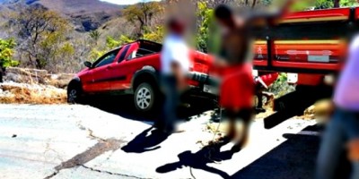 Ladrão abandona veículo furtado após pneu estourar na BR-364 em Pimenta Bueno