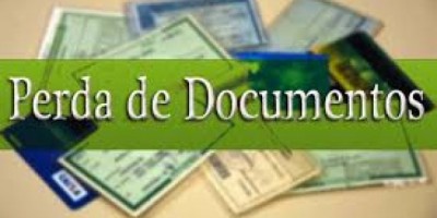UTILIDADE PÚBLICA - Perda de documentos pessoais