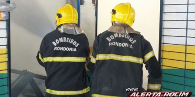 Rolim de Moura -  Alojamentos do Presídio Semiaberto são totalmente destruídos pelo fogo