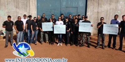 Agentes Penitenciários de Rolim de Moura deflagram greve por tempo indeterminado