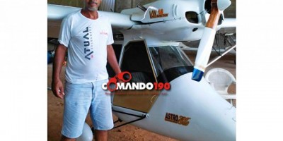 Piloto morre carbonizado em queda de ultraleve, em Ji-Paraná