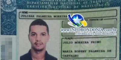 Nova Brasilândia- Jovem perde a vida após sofrer acidente de moto