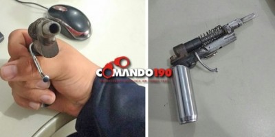 Em Ji-Paraná, PM encontra arma de fabricação caseira dentro de mochila de aluno da 7ª série