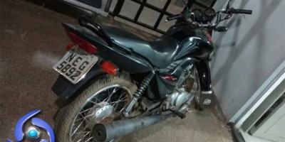 Cacoal – Em menos de 30 minutos, Polícia Militar recupera motocicleta furtada e prende infrator