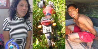 Cacoal – NI do 4º BPM prende casal que estava fazendo um verdadeiro arrastão em comércios